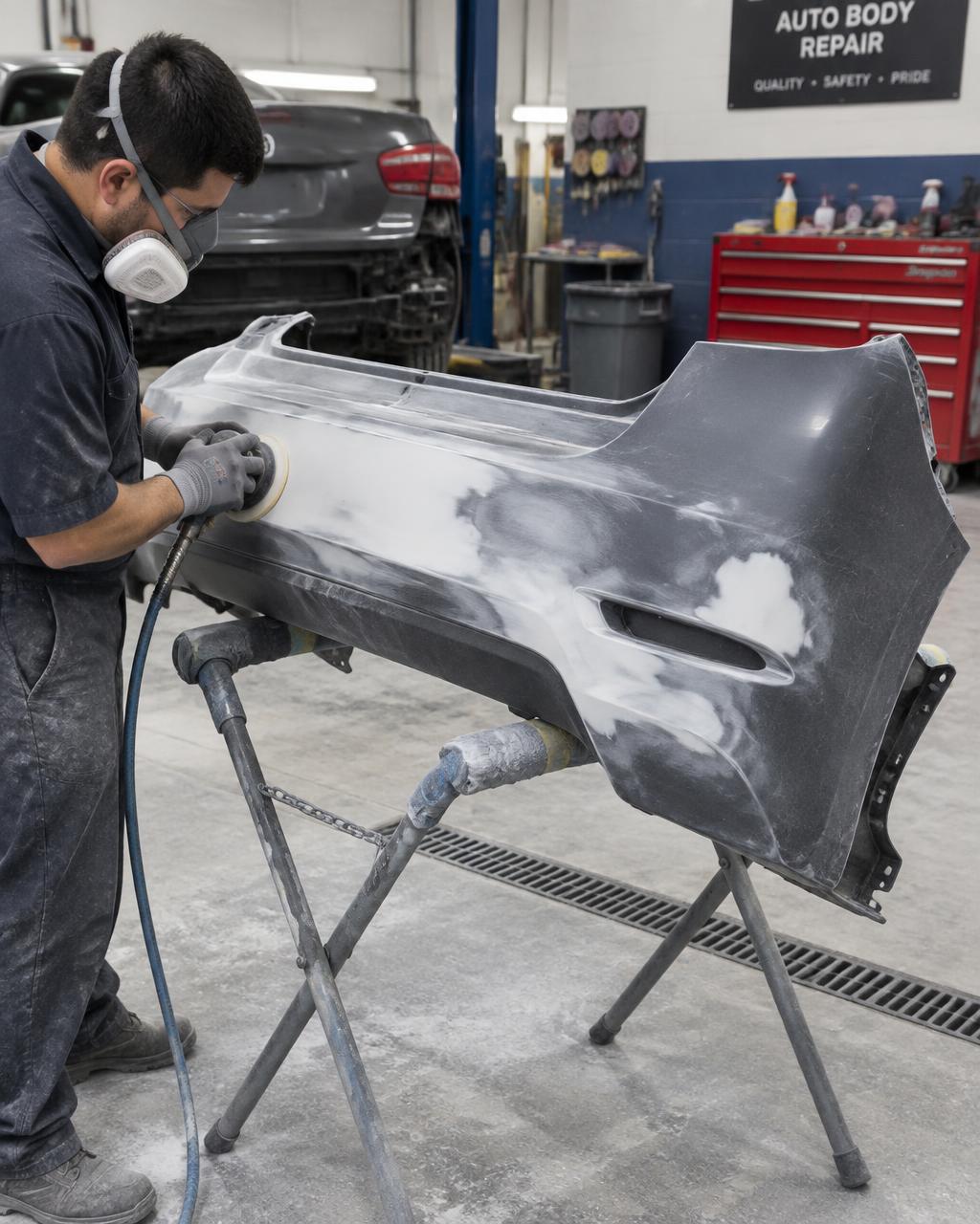 Bumper and panel work