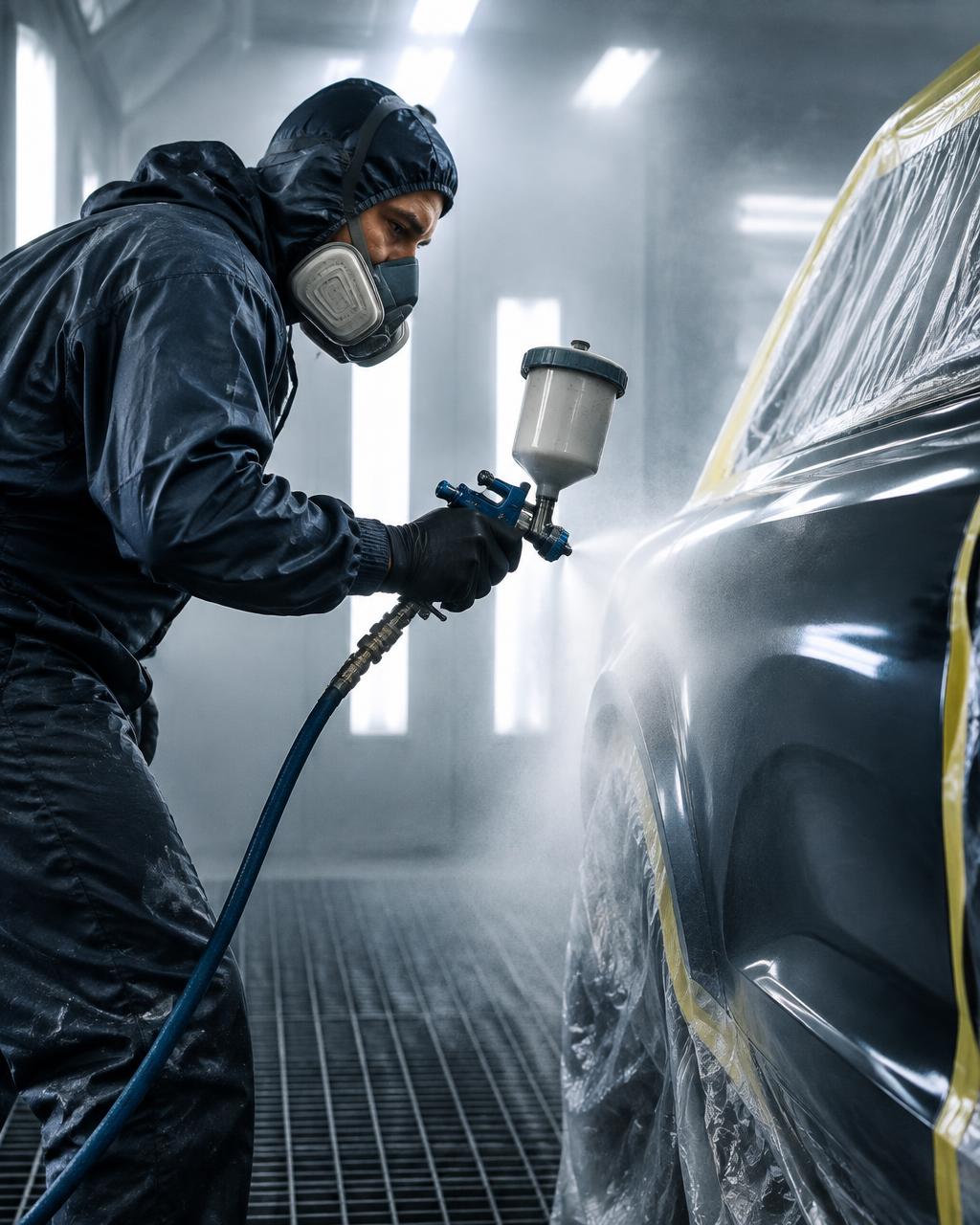 Paint booth refinishing
